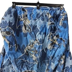 Franco Batman Twin Sheet Fitted Bedding Blue Superhero Kids Room Decor‎